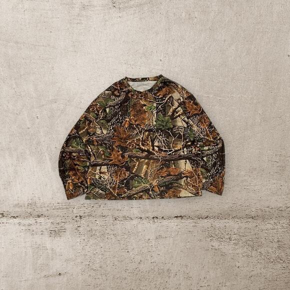 Baggy realtree seclusion camo long sleeve shirt - Picture 1 of 7